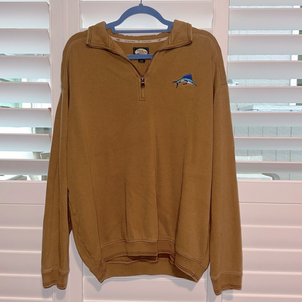 Vintage Tommy bahama 1/4 zip pull over